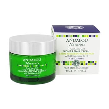Andalou Naturals Resveratrol Q10 Night Repair Cream - 1.7 Fl Oz