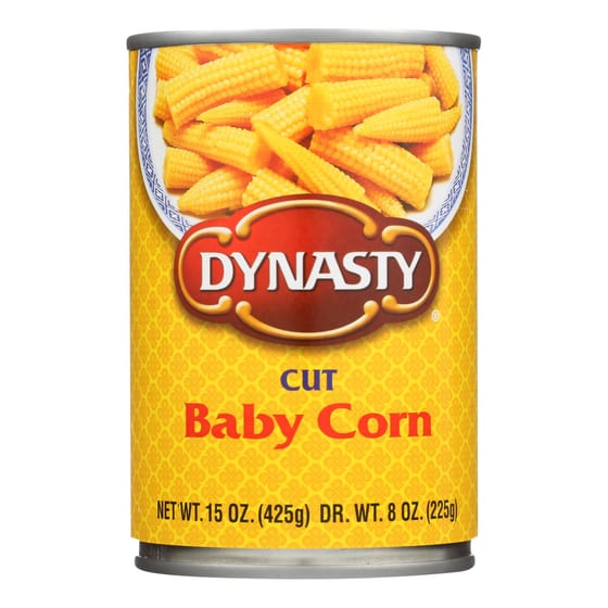 Dynasty Baby Corn - Cut - Case Of 12 - 15 Oz.
