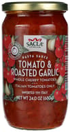 Sacla: Whole Cherry Tomatoes And Roasted Garlic Pasta Sauce, 24 Oz