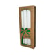 Aloha Bay Palm Tapers White (4 Candles)