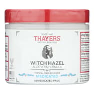 Thayer's Natural Remedies Superhazel Topical Pain Reliever Pads  - 1 Each - 60 Pads