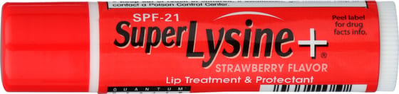 Quantum: Coldstick Super Lysine Plus Strawberry, .25 Oz