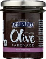 Delallo Black Italian Olive Tapenade, 6.7 Oz