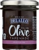 Delallo Black Italian Olive Tapenade, 6.7 Oz