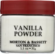Morton & Bassett: Vanilla Powder Seasoning, 1.1 Oz