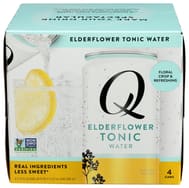 Q Tonic: Water Tonic Elderflwr 4pk, 30 Fo