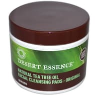 Desert Essence - Natural Tea Tree Oil Facial Cleansing Pads - Original - 50 Pads