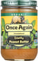 Once Again Peanut Butter Crunchy Organic, 16 Oz
