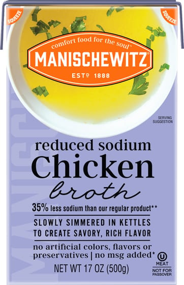 Manischewitz: Broth Chicken Low Sod, 17 Fo