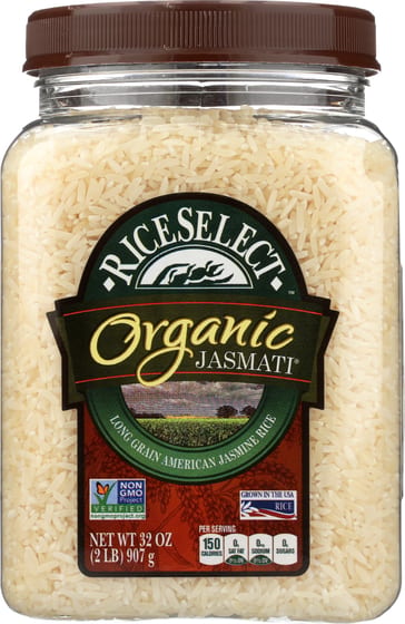 Riceselect Organic Jasmati White Rice, 32 Oz