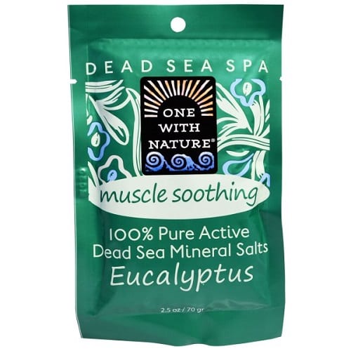 One With Nature Dead Sea Mineral Salt Bath - Soothing - Case Of 6 - 2.5 Oz.