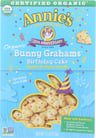 Annies Homegrown Organic Birthday Cake Bunny Grahams Snack, 7.5 Oz