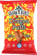 Veganrobs Probiotic Dragon Puffs, 3.5 Oz