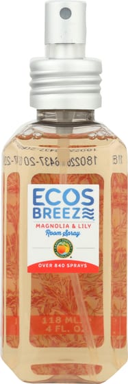 Earth Friendly: Ecosbreeze Room Spray Magnolia & Lily, 4 Oz