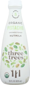 Three Trees: Organic Unsweetened Pistachio Nutmilk, 28 Oz