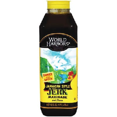 World Harbor Jamaican Style Jerk Marinade And Sauce - Case Of 6 - 16 Fl Oz.