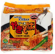 Sapporo: Chow Mein Yakisoba Pack Of 5, 18 Oz