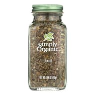 Simply Organic Basil Leaf - Organic - Sweet .54 Oz