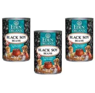 Eden Foods Organic Black Soy Beans - Case Of 12 - 15 Oz.