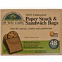 If You Care Bags - Snack And Sandwich - Paper - Unbleached - 48 Count - Case Of 12