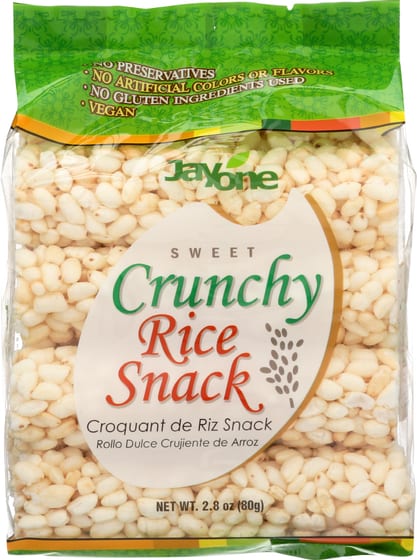 Jayone Crunchy Rice Snack Sweet, 2.8 Oz