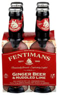 Fentimans: Mixer Ginger Beer Muddled Lime 4 Pk, 26.8 Fo