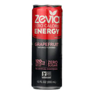 Zevia Zero Calorie Energy Drink - Grapefruit - Case Of 12 - 12 Fl Oz