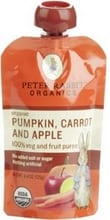 Peter Rabbit Organics Baby Food - Organic - Vegetable And Fruit Puree - Pumpkin Carrot And Apple - 4.4 Oz - Case Of 10