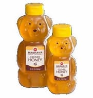 Madhava Honey Organic Honey Bear - Case Of 6 - 12 Oz.