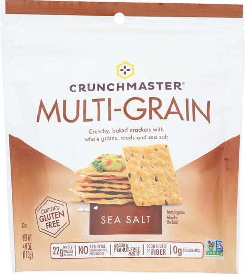 Crunchmaster Multi-grain Sea Salt Crackers, 4 Oz
