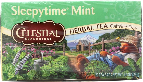 Celestial Seasonings: Sleepytime Mint Tea Pack Of 20, 1 Oz