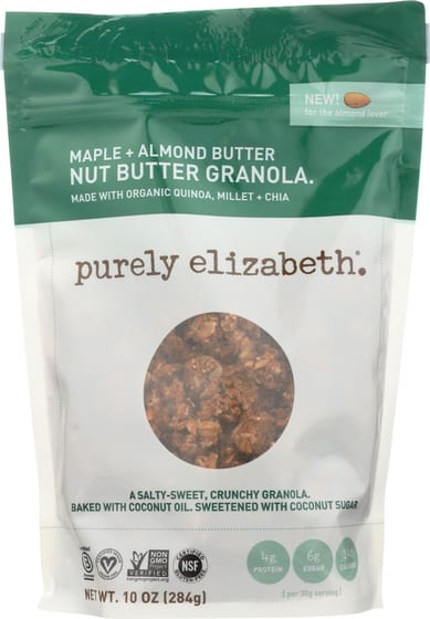 Purely Elizabeth Maple Almond Butter Nut Granola , 10 Oz