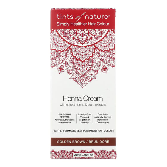 Tints Of Nature - Henna Cream Golden Brown - 2.46 Fz