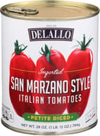 Delallo: San Marzano Style Diced Tomatoes, 28 Oz