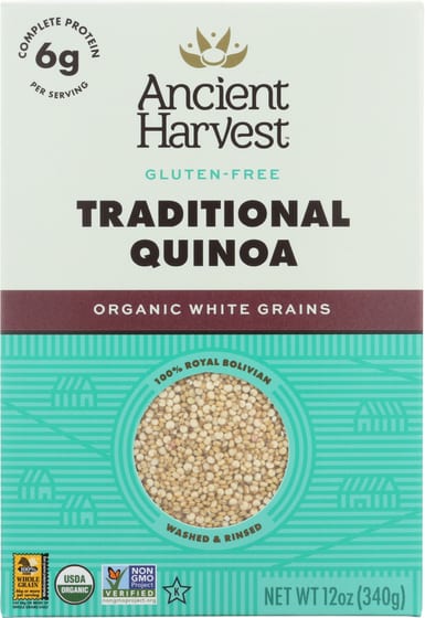 Ancient Harvest Organic Traditional Quinoa Gluten Free, 12 Oz