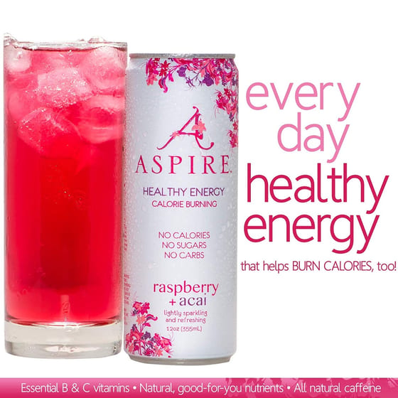 Aspire Raspberry Acai Healthy Energy Drink, 12 Fl Oz