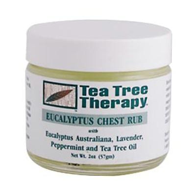Tea Tree Therapy Eucalyptus Chest Rub Eucalyptus Australiana Lavender Peppermint And Tea Tree Oil - 2 Oz
