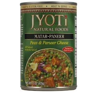 Jyoti Cuisine India Matar Paneer - Case Of 12 - 15 Oz.