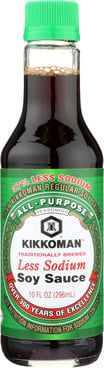 Kikkoman Less Sodium Soy Sauce, 10 Oz