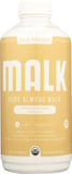 Malk: Pure Almond Malk Unsweetened Vanilla, 28 Oz