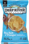 Deep River Sea Salt And Vinegar Kettle Cooked Potato Chips, 2 Oz
