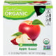 Santa Cruz Organic Apple Sauce - Case Of 6 - 3.2 Oz.
