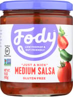 Fody Food Co Salsa Medium Low Fodmap, 16 Oz