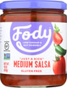 Fody Food Co Salsa Medium Low Fodmap, 16 Oz