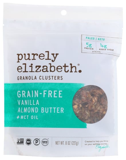 Purely Elizabeth: Granola Van Almnd Btr Mct, 8 Oz