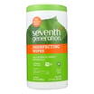 Seventh Generation Disinfecting Wipes Lemongrass And Citrus - 70 Wipes