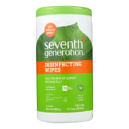 Seventh Generation Disinfecting Wipes Lemongrass And Citrus - 70 Wipes