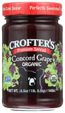 Crofters Organic Concord Grape Premium Fruit Spread (6x16.5Oz)