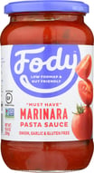 Fody Food Co: Sauce Pasta Marinara, 19.4 Oz