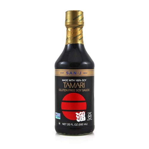 San - J Tamari Soy Sauce - Case Of 6 - 10 Fl Oz.